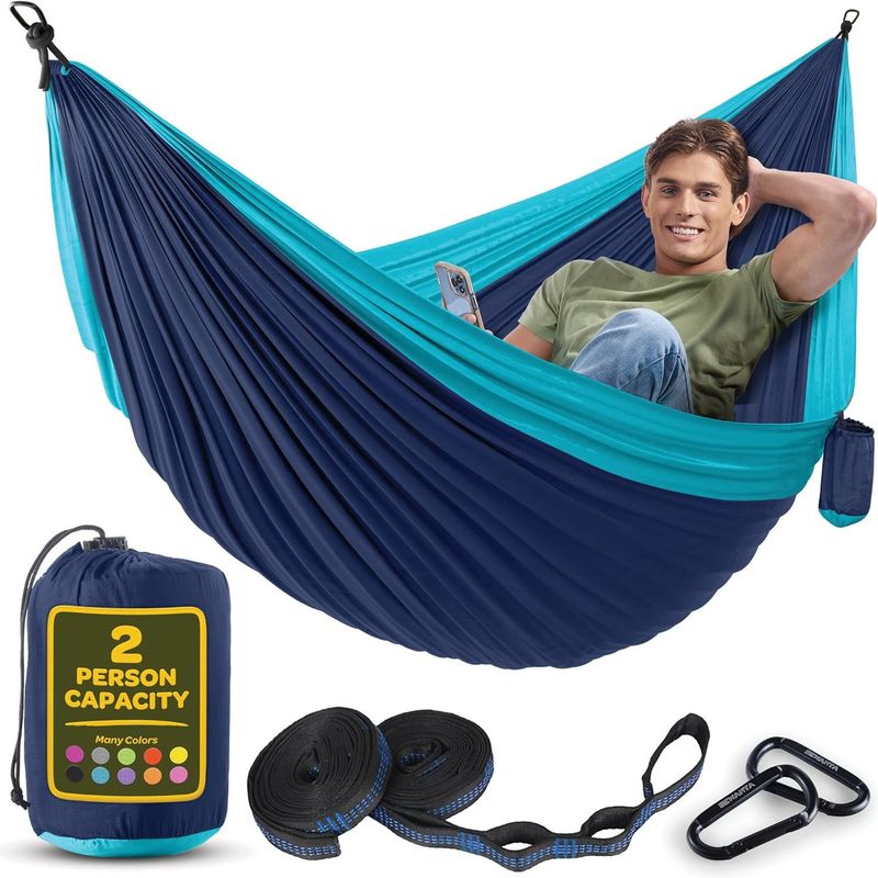 ONE PIXEL - Hamaca Camping Liviana Para 2 Personas + Estuche One Pixel