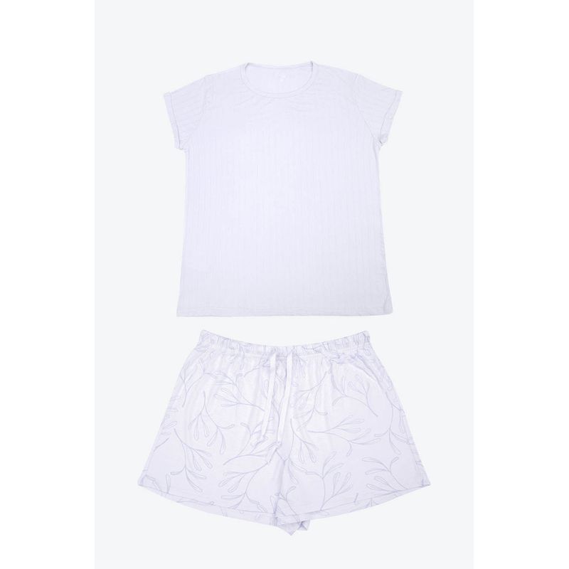 LILI PINK - Conjunto pijama de 2 piezas en algodón