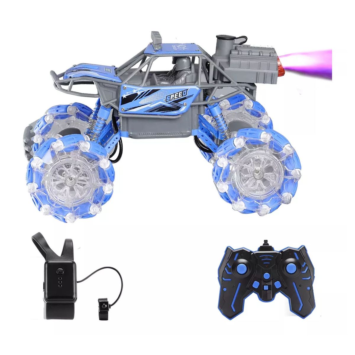 GENERICO - Carro Control Remoto Mano Todoterreno Suspensión 4wd Vapor