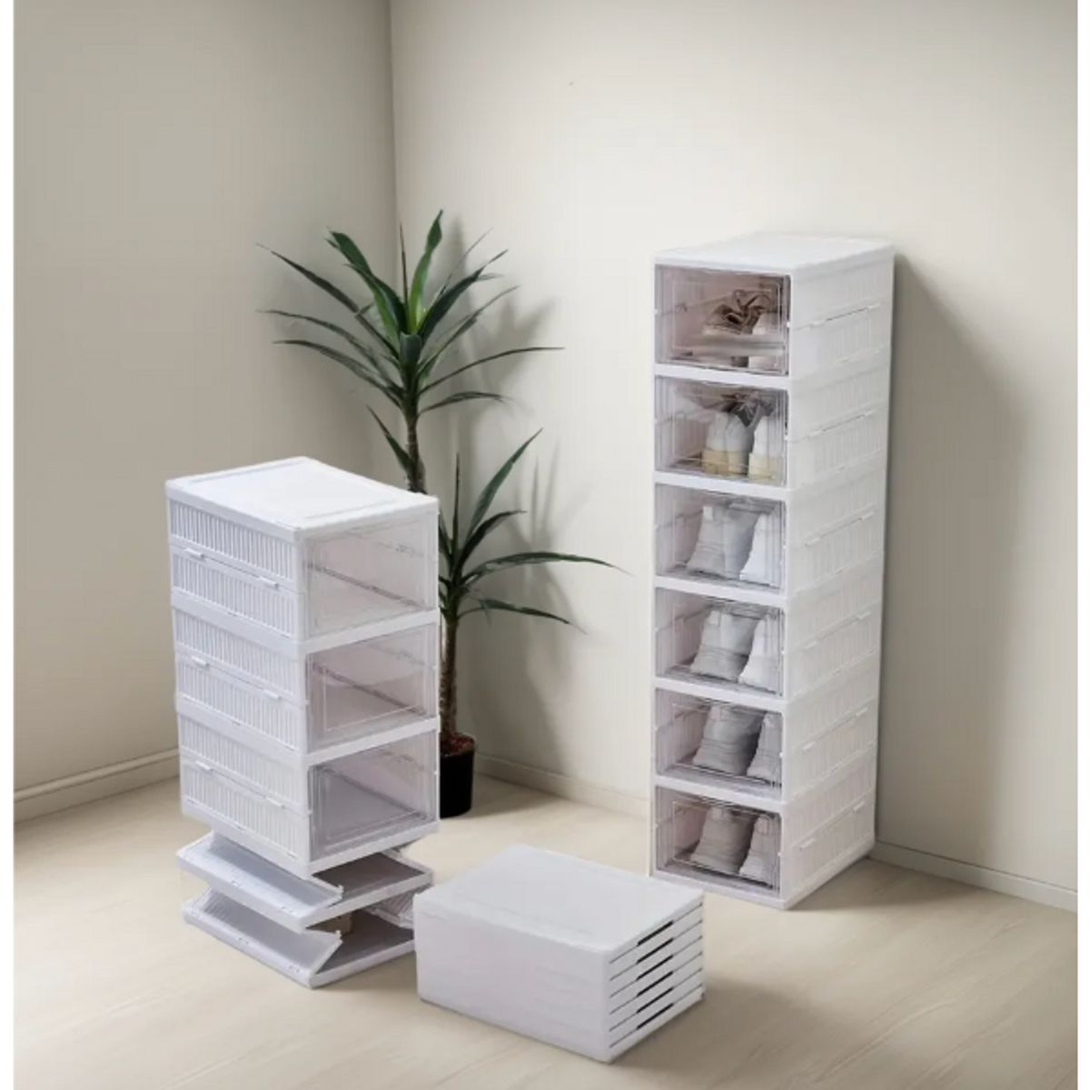 GENERICO - Zapatero Organizador Plegable Armario De 6 Niveles