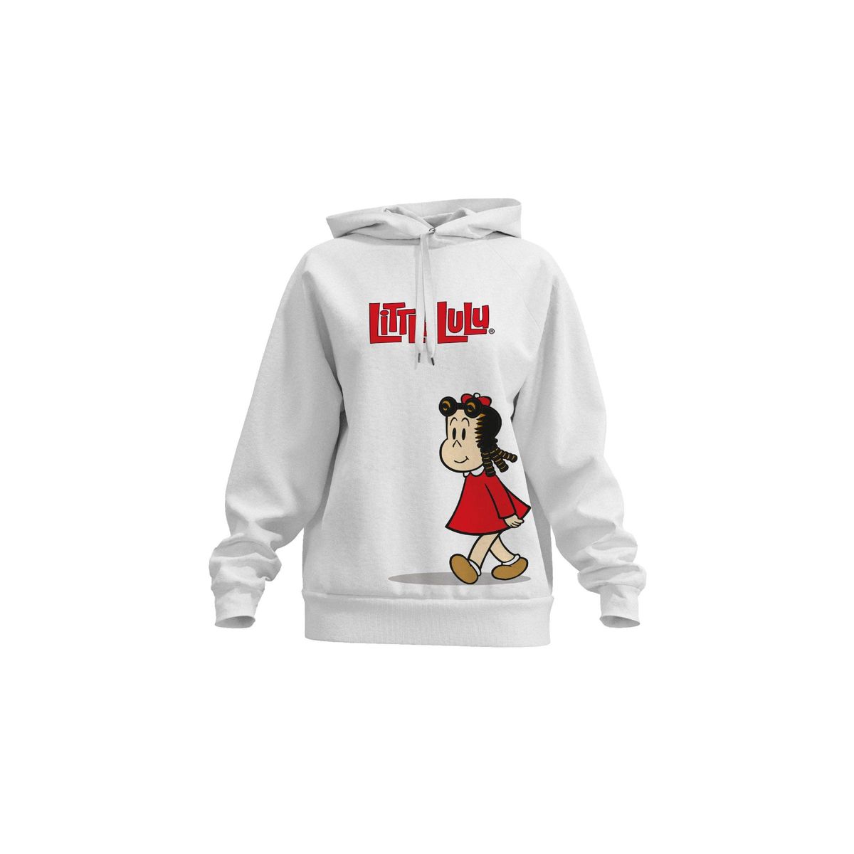 KOAJ - KOAJ Buzo de la pequeña Lulú crema con manga ranglan y capot Mujer