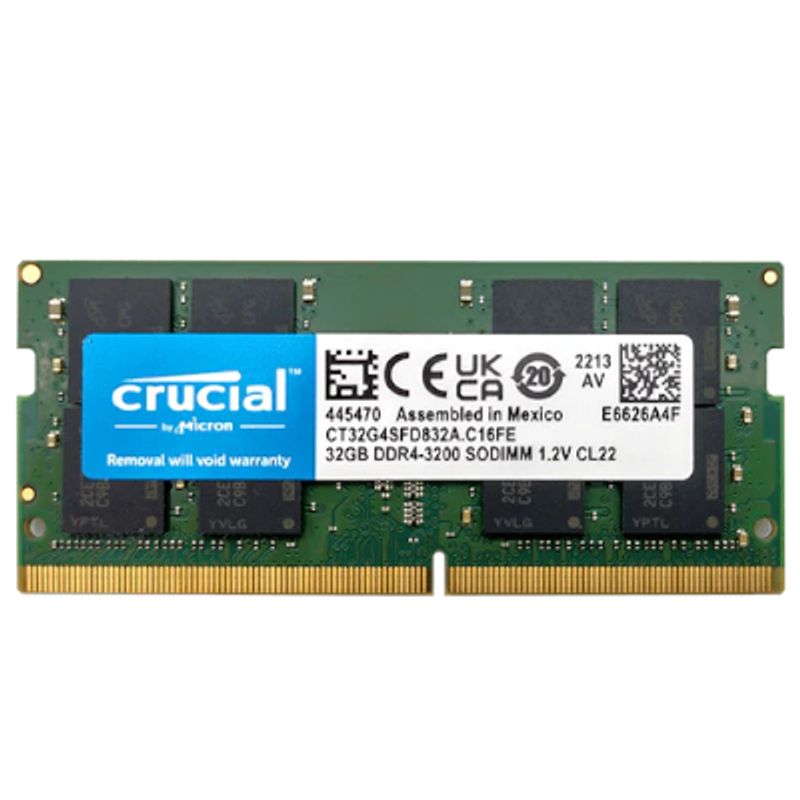 CRUCIAL - Memoria RAM Crucial 32GB DDR4 3200MHz PC DIMM