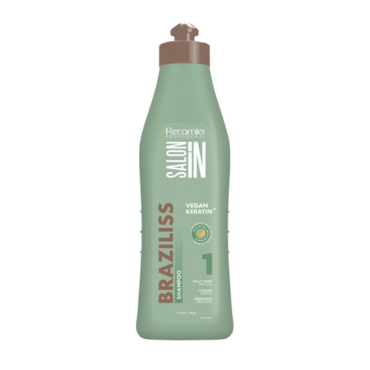 RECAMIER - Shampoo Braziliss Vegan Keratin Recamier Professional 500ML