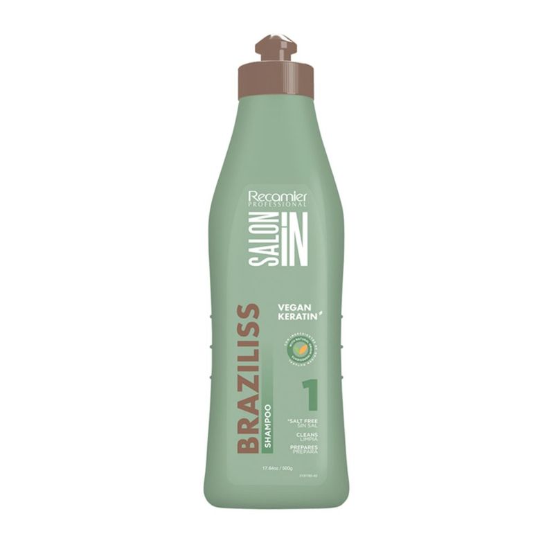RECAMIER - Shampoo Braziliss Vegan Keratin Recamier Professional 500ML