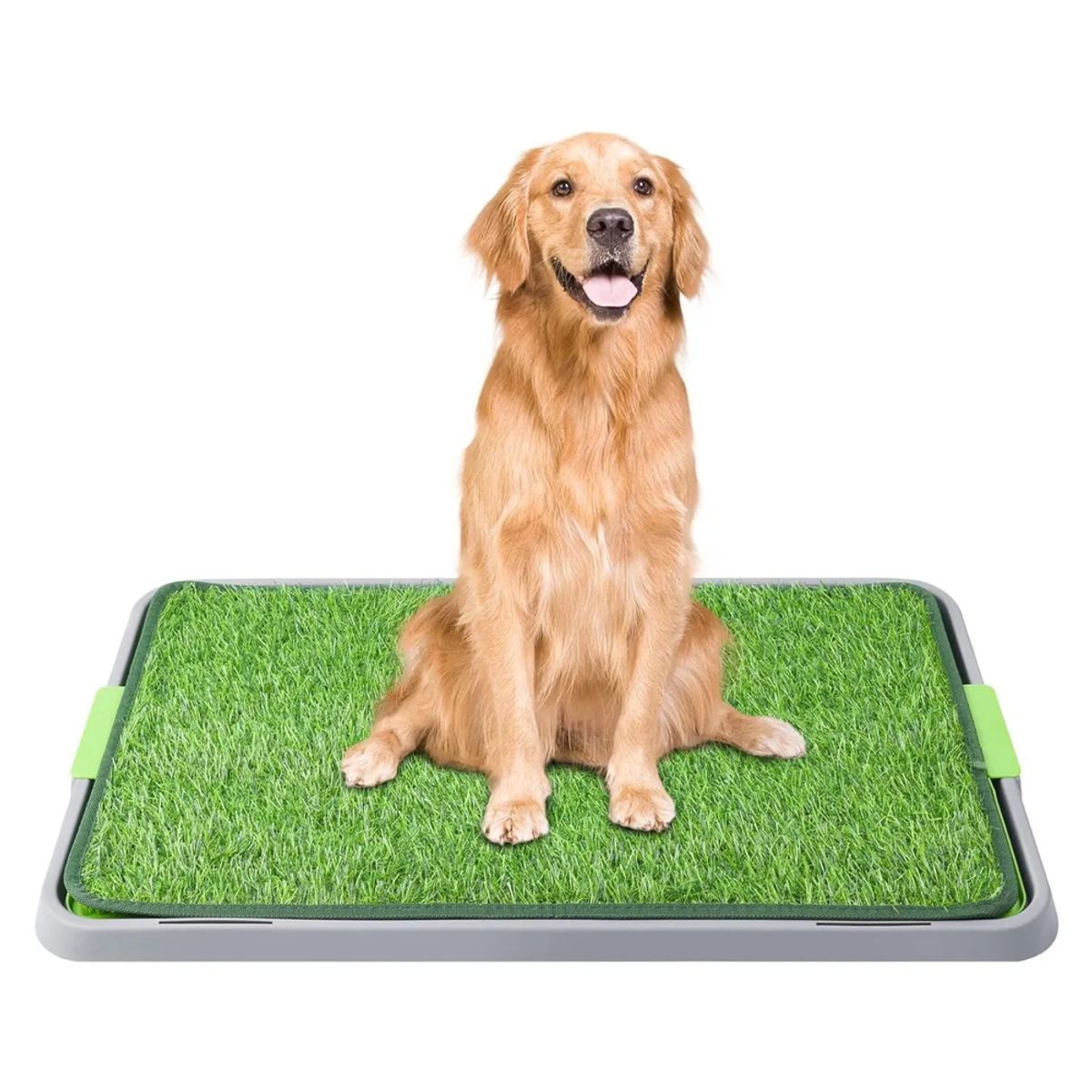 GENERICO - Tapete Sanitario Grande Para Perros Con Bandeja Y Césped Sintético