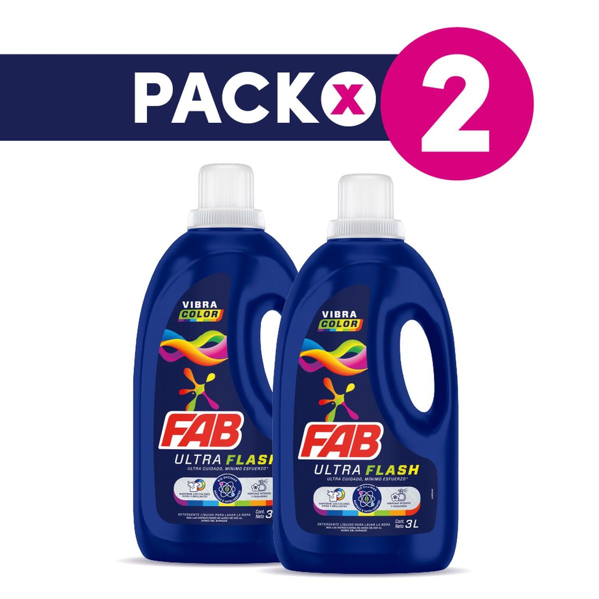 FAB - OFERTA Detergente FAB ULTRA Color 6L