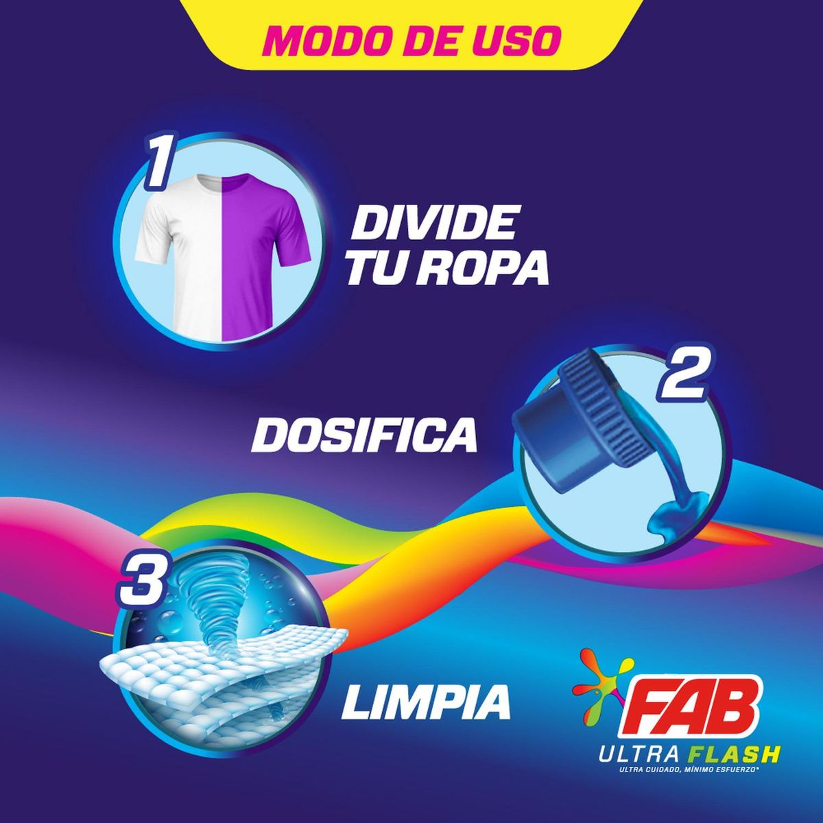 FAB - OFERTA Detergente FAB ULTRA Color 6L