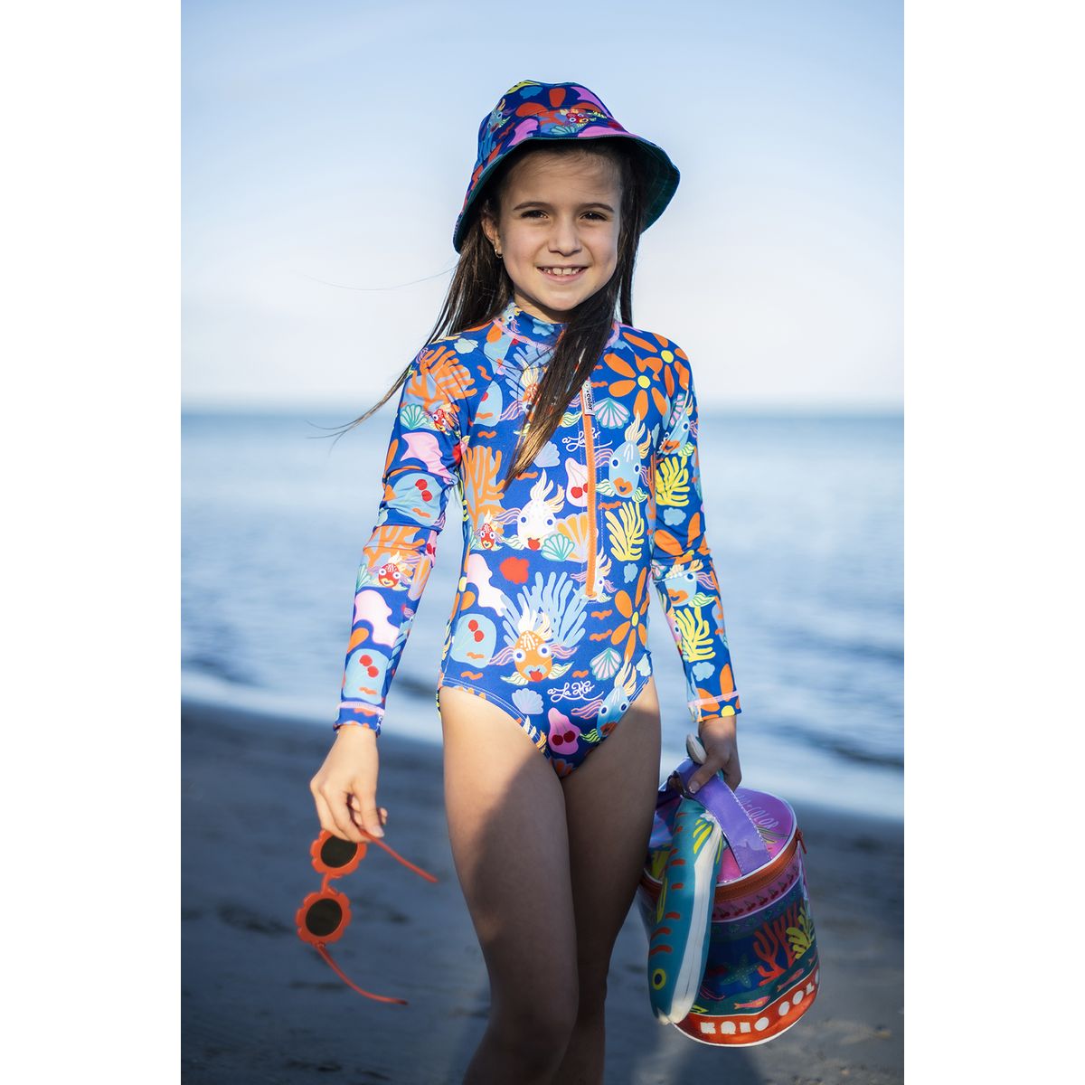 KRIO COLOR - Traje de Baño Niña Sparkling Fish Krio