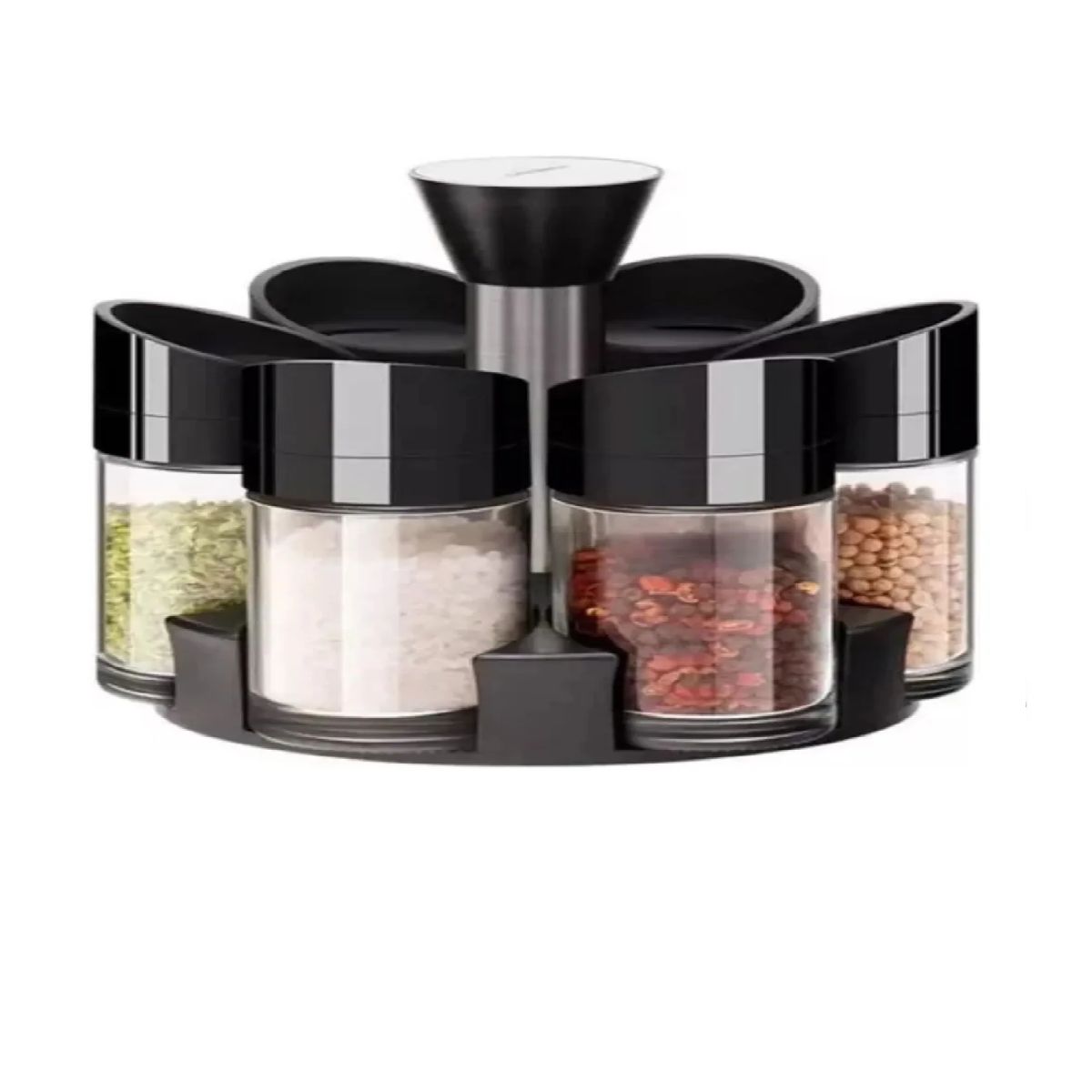 SKY - Condimentero Giratorio Para Especias Cocina Organizador X 6