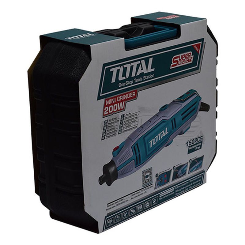 TOTAL - Moto Tool 200w Vvariable Incluye 149 Pzs Total