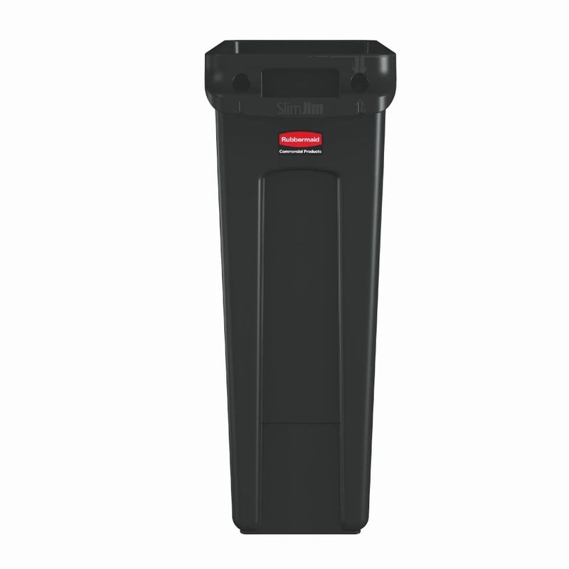 RUBBERMAID - Contenedor Rubbermaid Slim Jim 87 litros Negro FG354060BLA