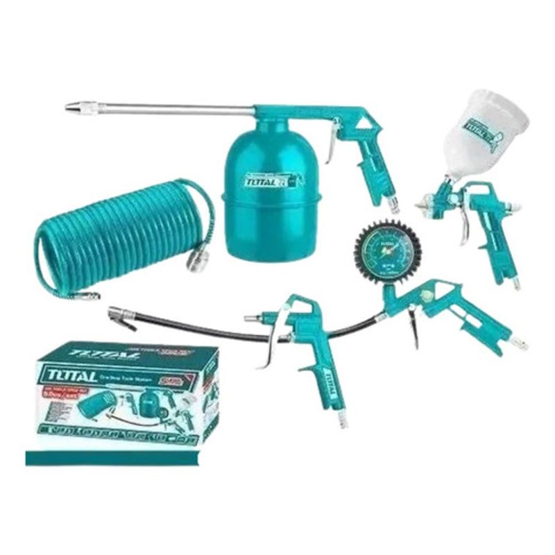 TOTAL - Kit de Herramientas Neumatica Super Select x 5 piezas total