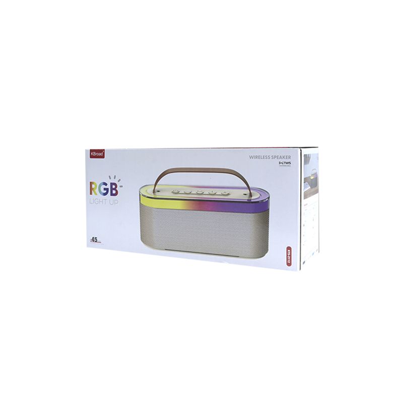 GENERICO - Altavoz Inalámbrico KTS-2112 con Luces RGB Sonido Estéreo