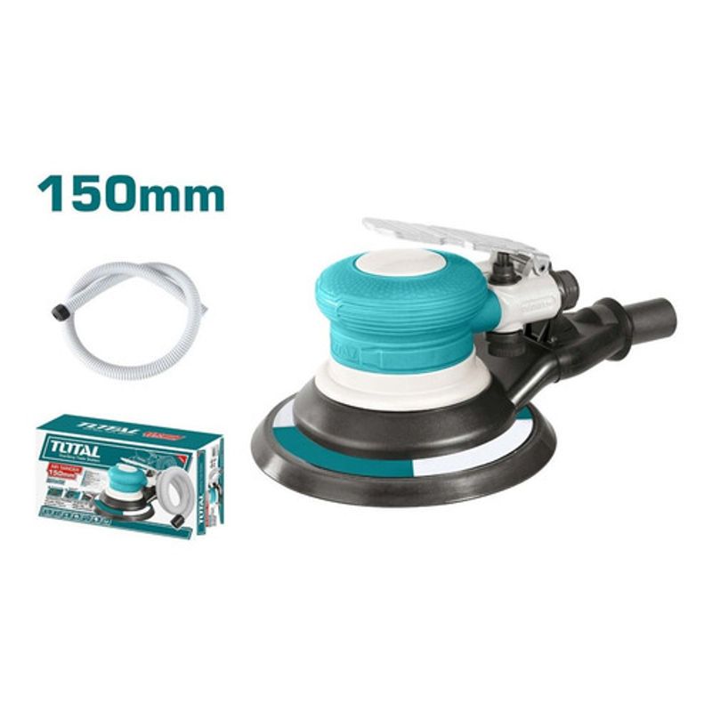TOTAL - Lijadora Neumática Roto Orbital 6″ industrial super total