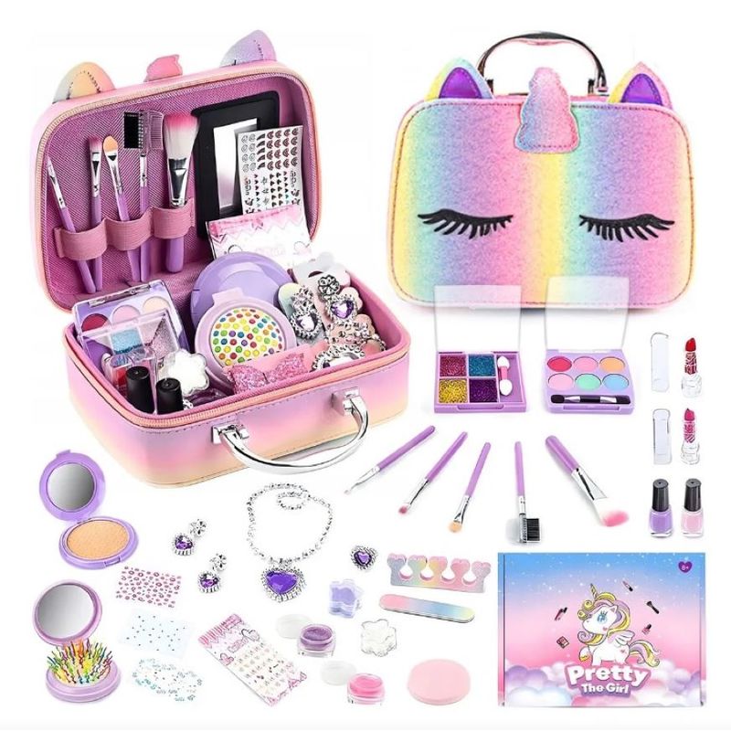 ZHOPI CO - Set De Belleza Maleta Maquillaje Para Niñas Cosmeticos
