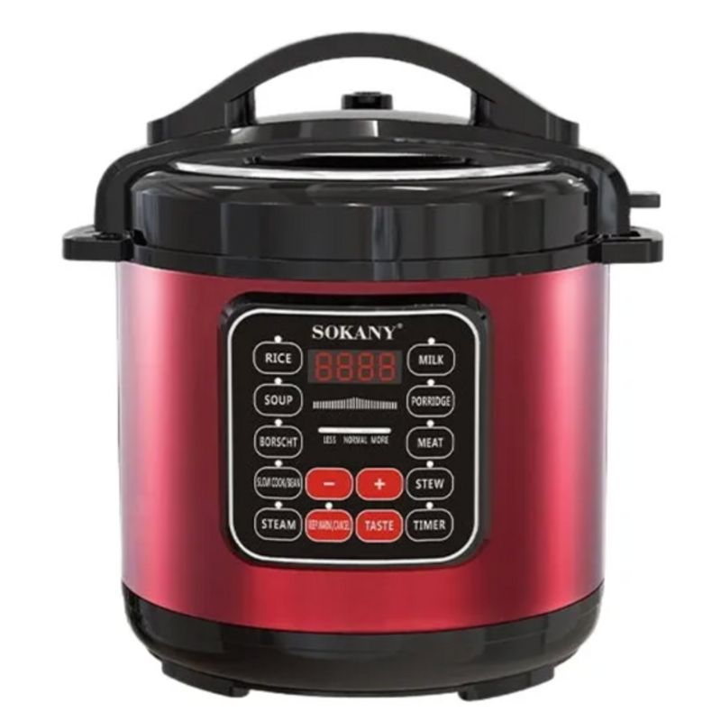 GENERICO - Olla A Presión Eléctrica Multiolla De Acero Inoxidable
