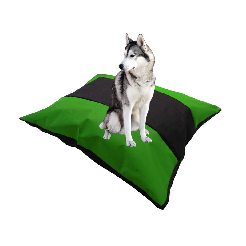 HALLY PET - Cama colchón BICOLOR para mascota Verde
