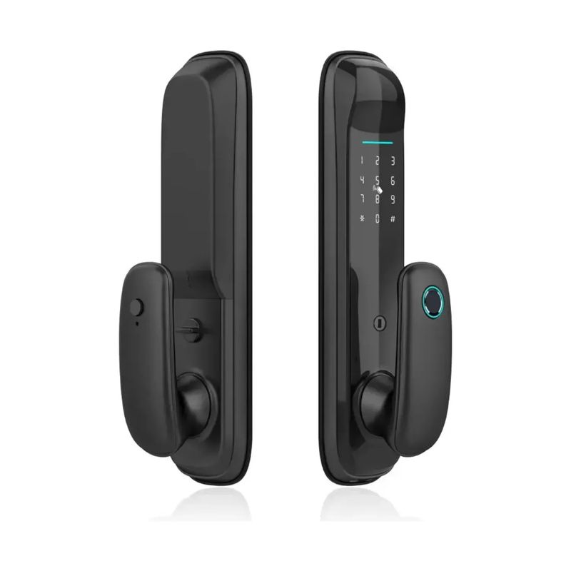 AMERICAN GENERICS - Cerradura Inteligente H16 Wi-Fi App Tuya Con Huella Y Contraseña