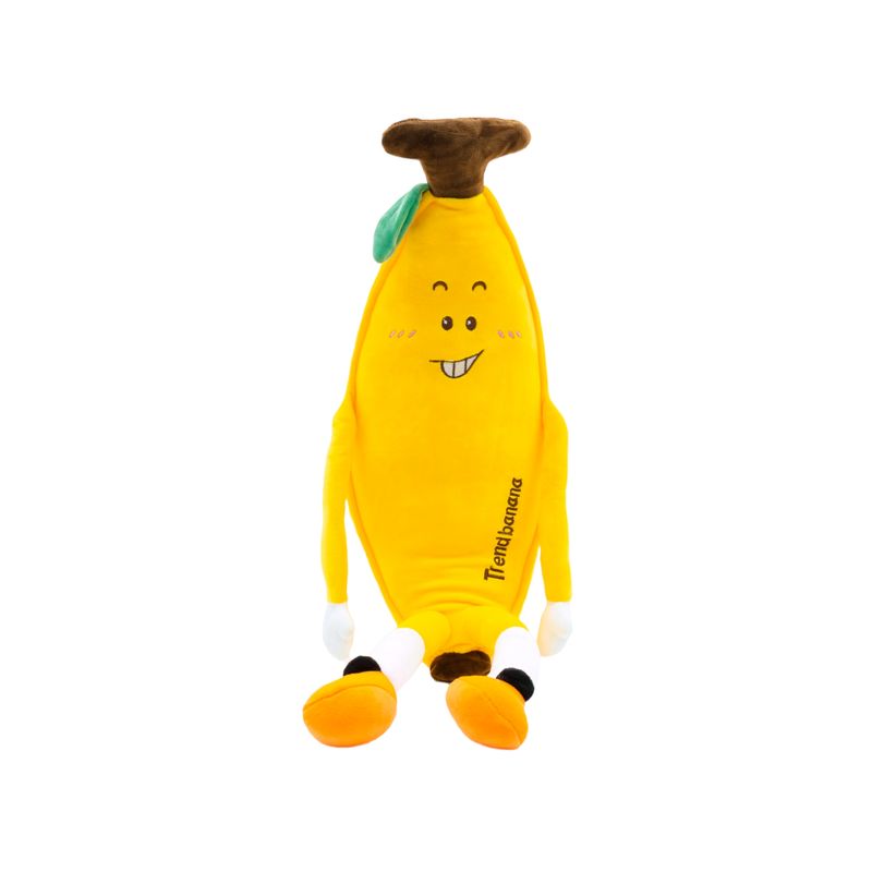 GENERICO - Muñeco de peluche  BANANO  almohada de felpa suave de 80 CM