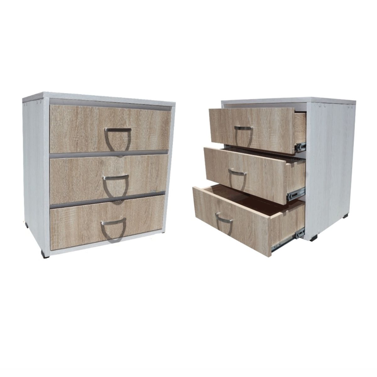 MAOS - Combo X2 Mesa De Noche  Nochero  Mesa Auxiliar