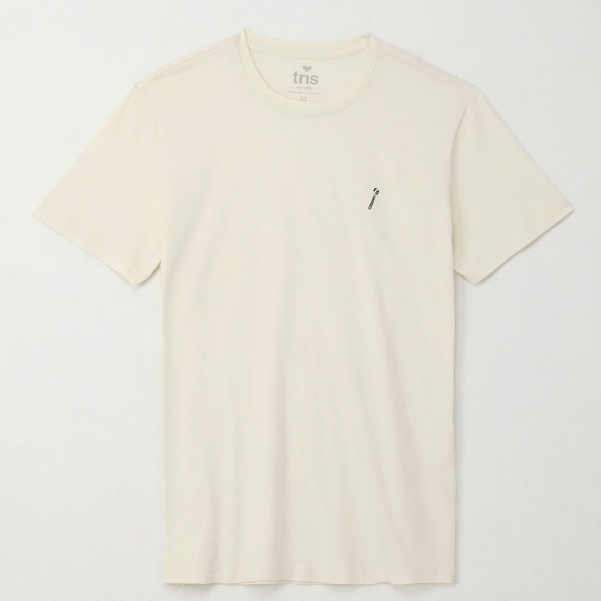 TENNIS - Camiseta básica con mini print crudo para hombre