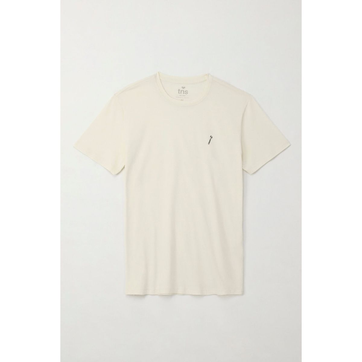 TENNIS - Camiseta básica con mini print crudo para hombre