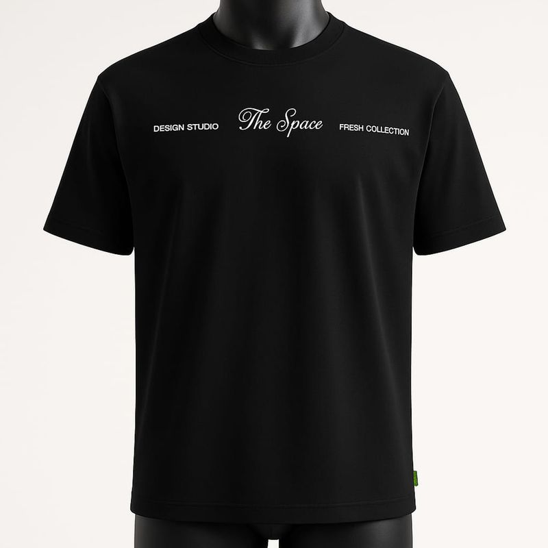 GENERICO - Camiseta Oversize Hombre Cuello Redondo Tela Fría Premium Urbana