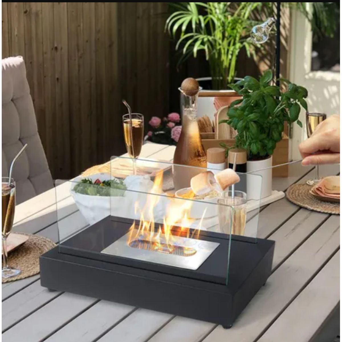 GENERAL - Mini Chimenea portatil Moderna para Sala Terraza