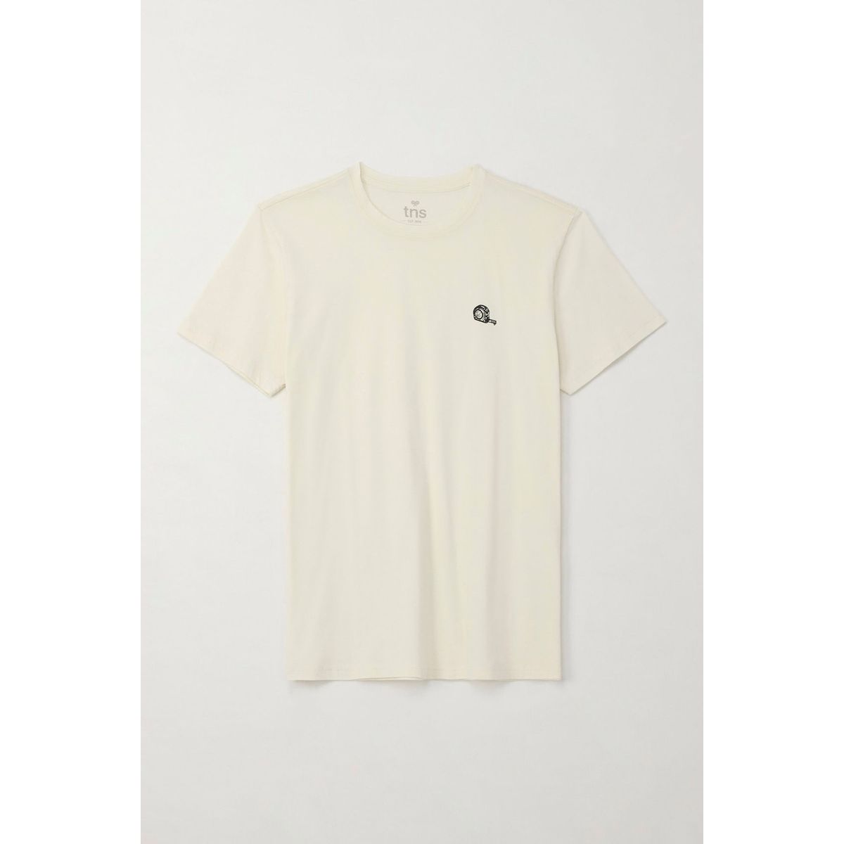 TENNIS - Camiseta básica manga corta crudo para hombre