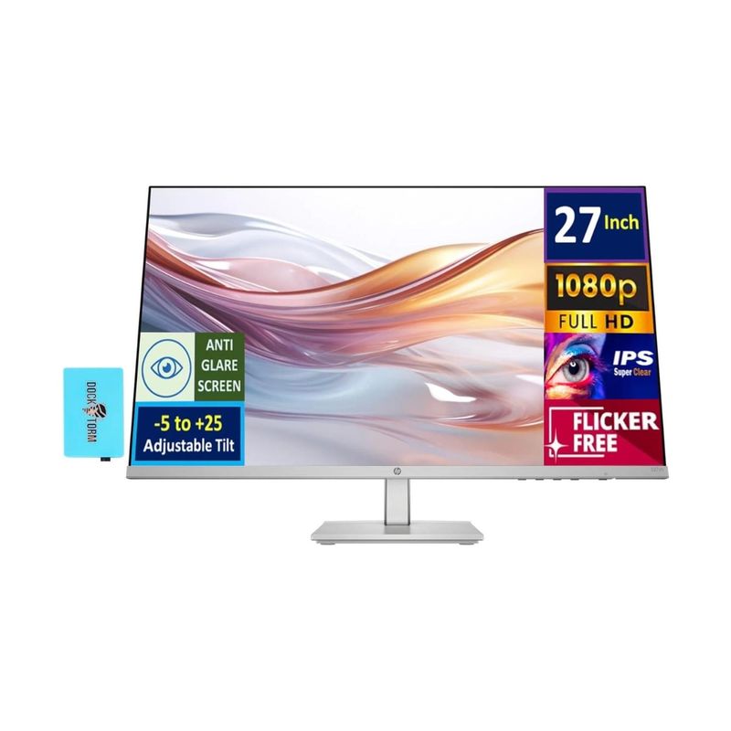 HP - Monitor HP 527sh negro 27 pulgadas Full HD Serie 5 con altura ajustable