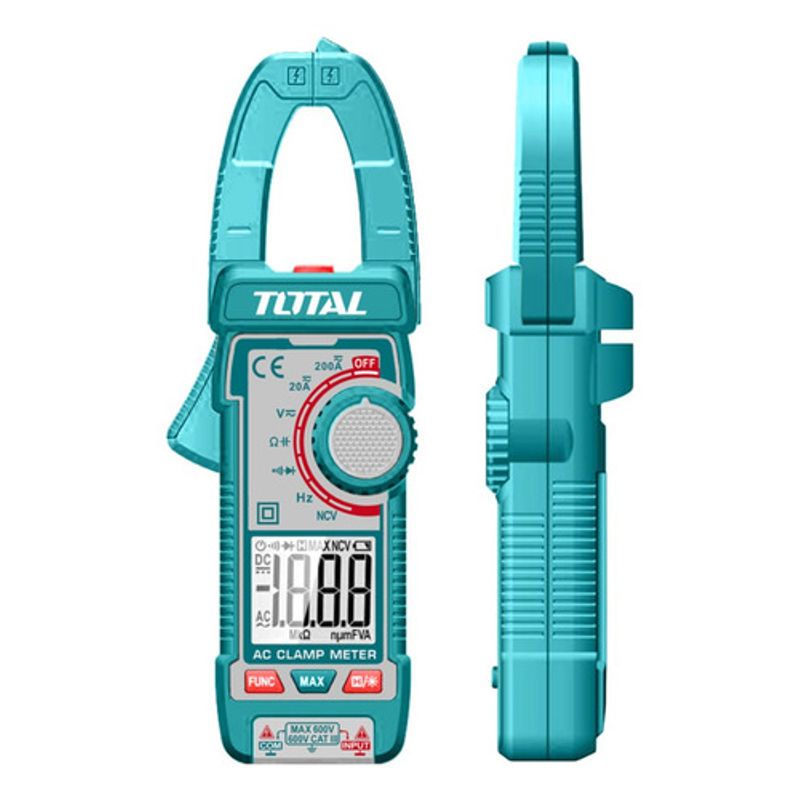 TOTAL - Pinza Voltiamperimetrica 400v Digital Industrial Total