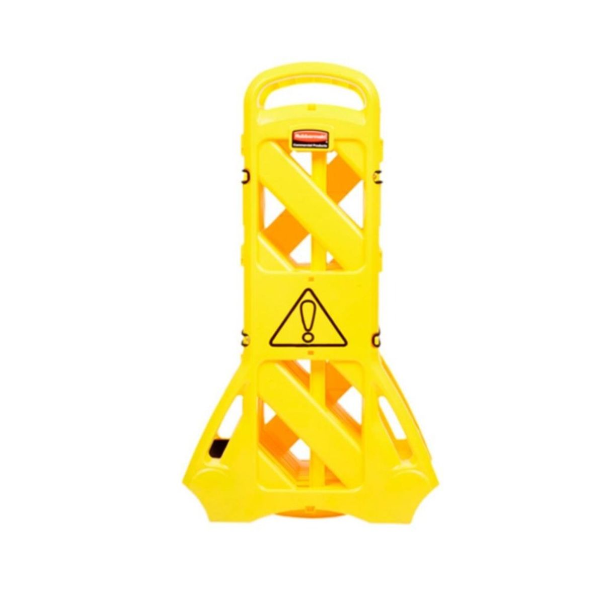 RUBBERMAID - Barrera de Seguridad Rubbermaid Movil Extensible Amarilla 4m