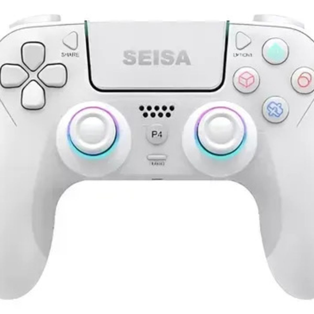 SEISA - Control Joystick Bluetooth Luz Led Para Ps4 Android Pc