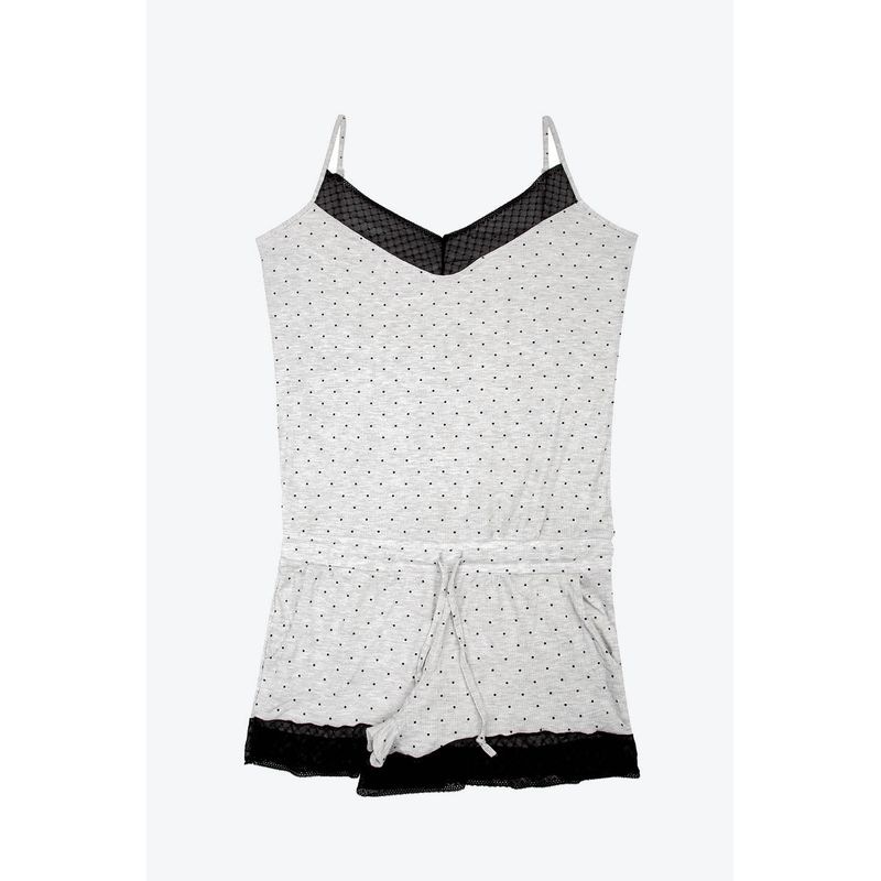 LILI PINK - Pijama tipo enterizo corto confeccionado en algodón