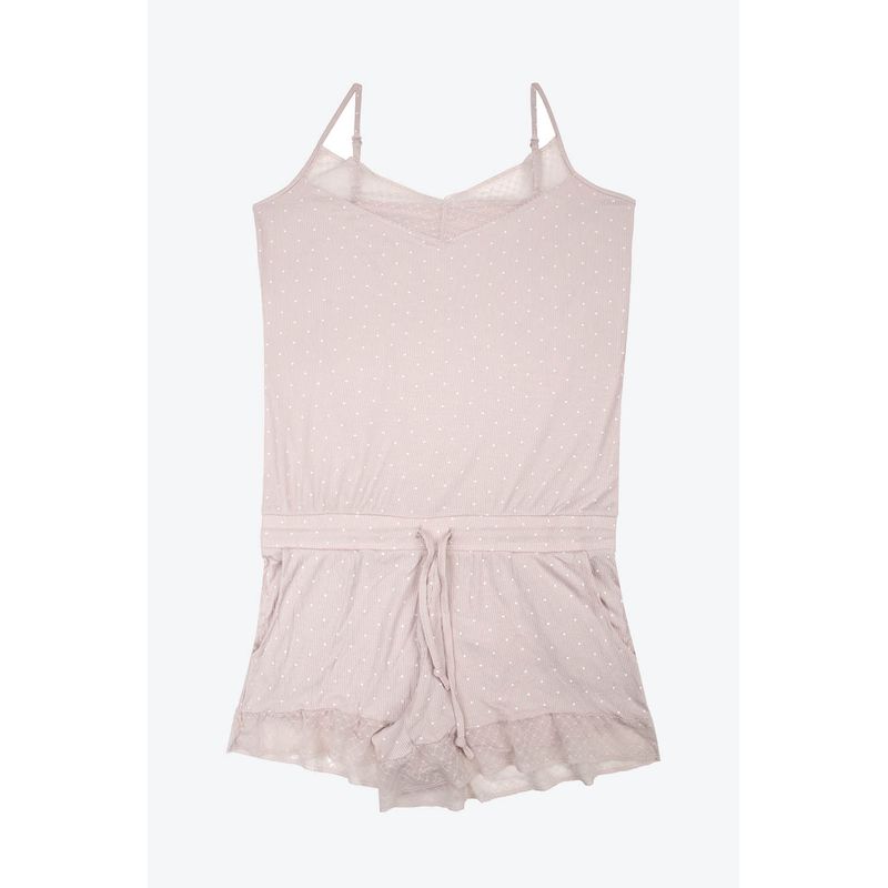 LILI PINK - Pijama tipo enterizo corto confeccionado en algodón