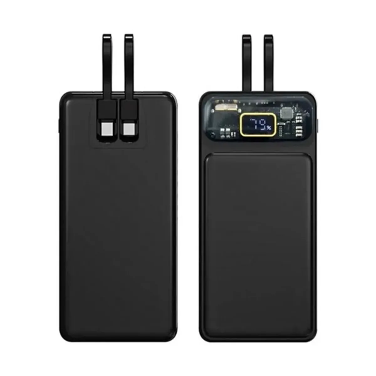 GENERICO - Power Bank AG-3 20.000 mAh – Cargador Portátil con Pantalla Digital