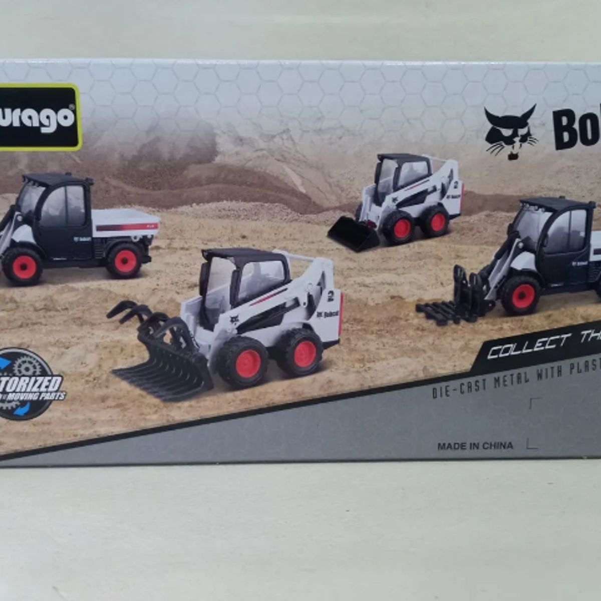 BURAGO - Bobcat Ss90 Escala 124 Marca Burago 14cms Largo