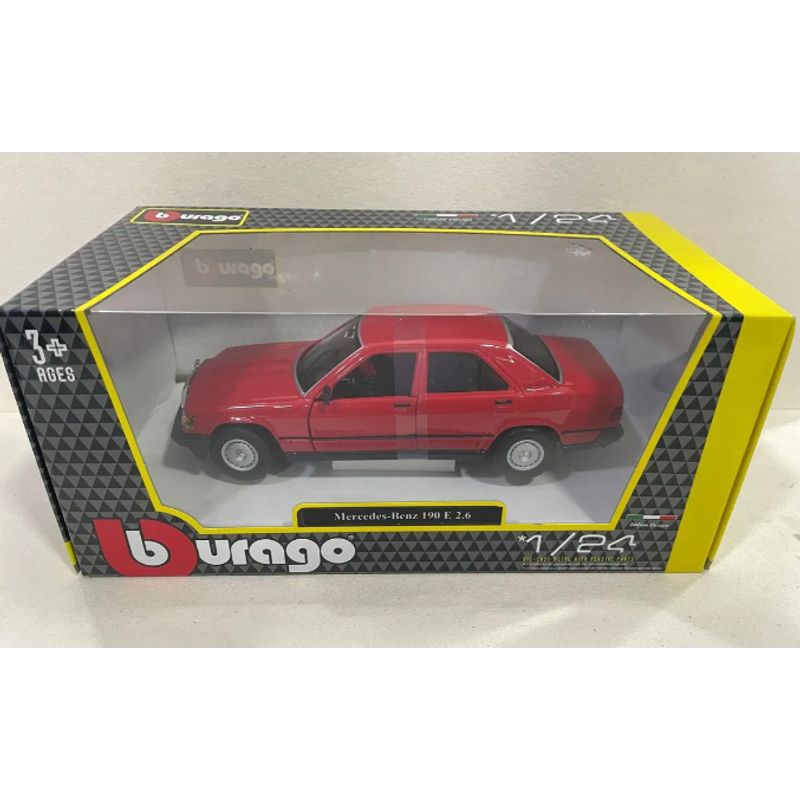 BURAGO - Mercedes-benz 190 E 26 Carro a Escala 1:24 Burago