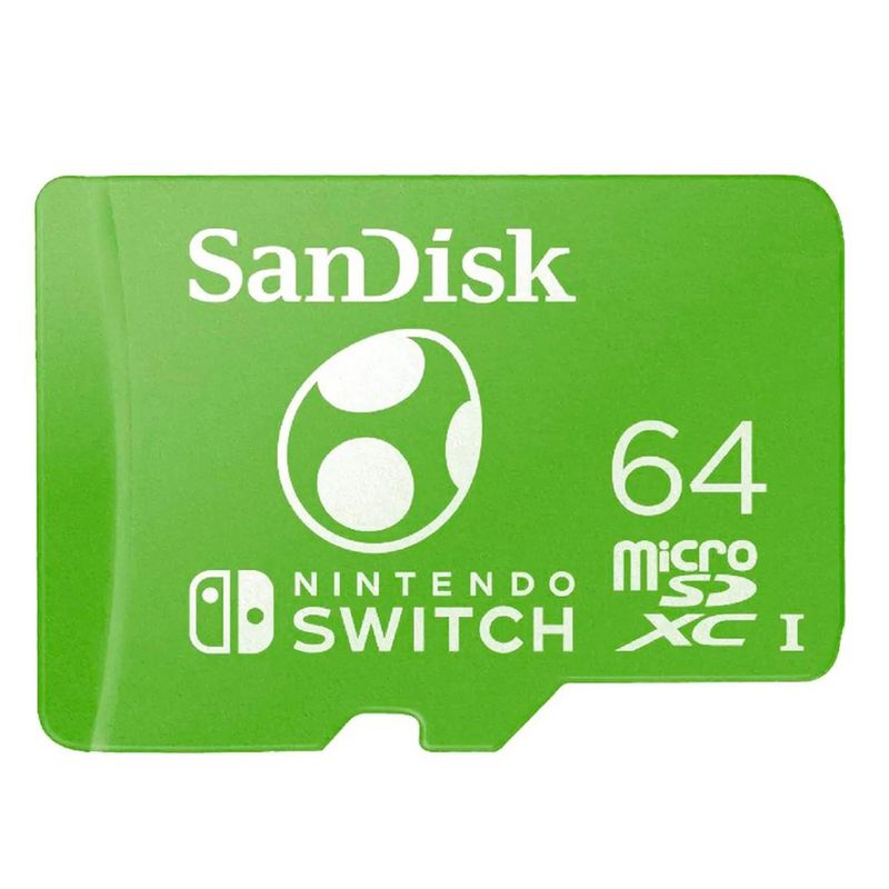 SANDISK - Memoria Micro Sd Sandisk Nintendi Switch Yoshi 64Gb 100 Mb/s