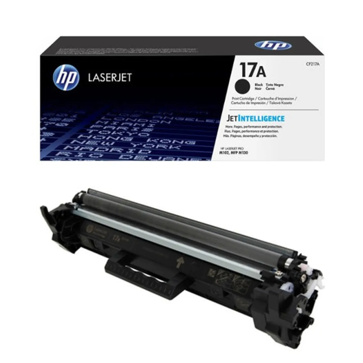 HEWLETT PACKARD - Cartucho De Tóner Original HP 17A LaserJet Negro CF217A