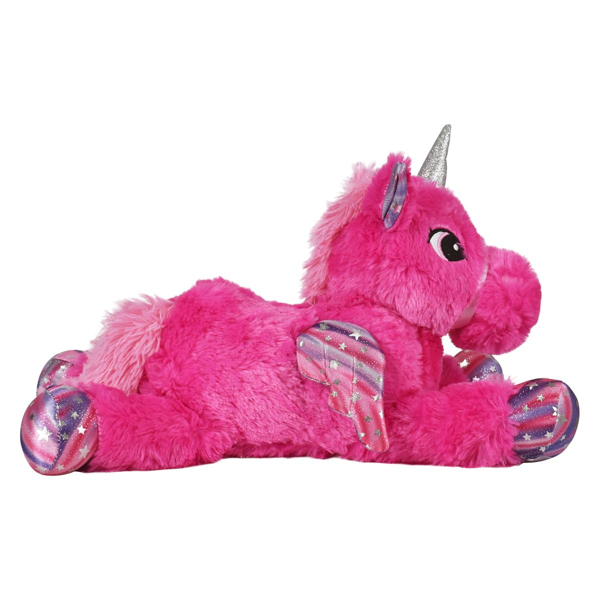 KISSES - Peluche Unicornio acostado 30 cm PK3930-30 Fucsia