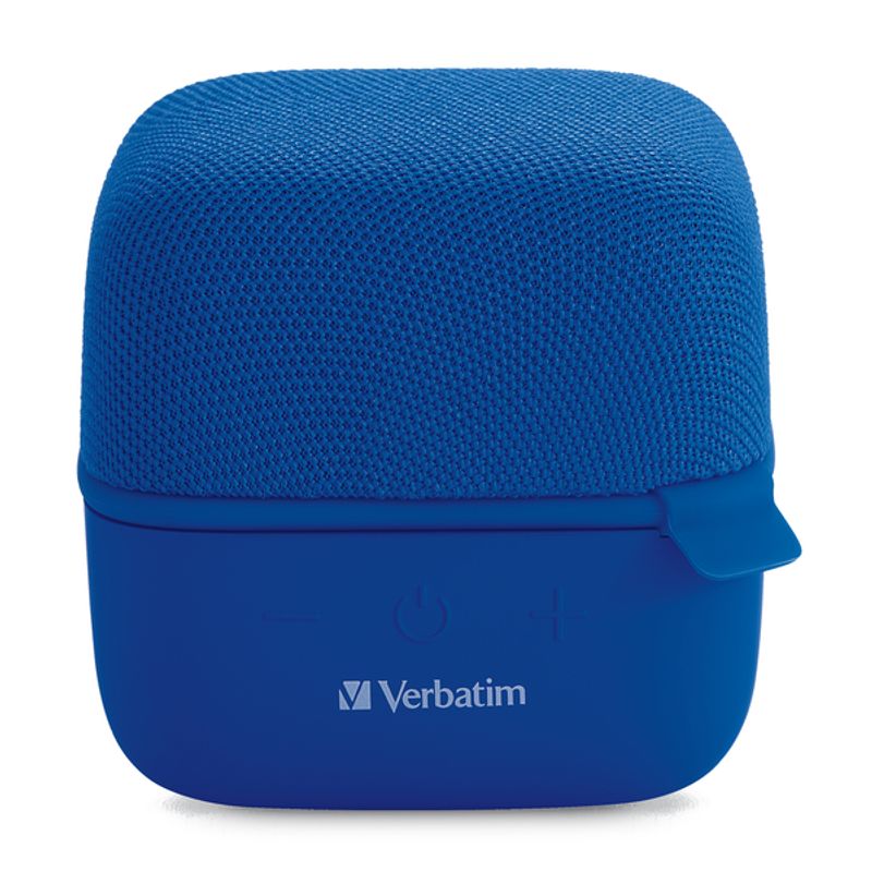 VERBATIM - PARLANTE INALAMBRICO CUBE CON ALTAVOZ  BLUETHOOTH AZUL