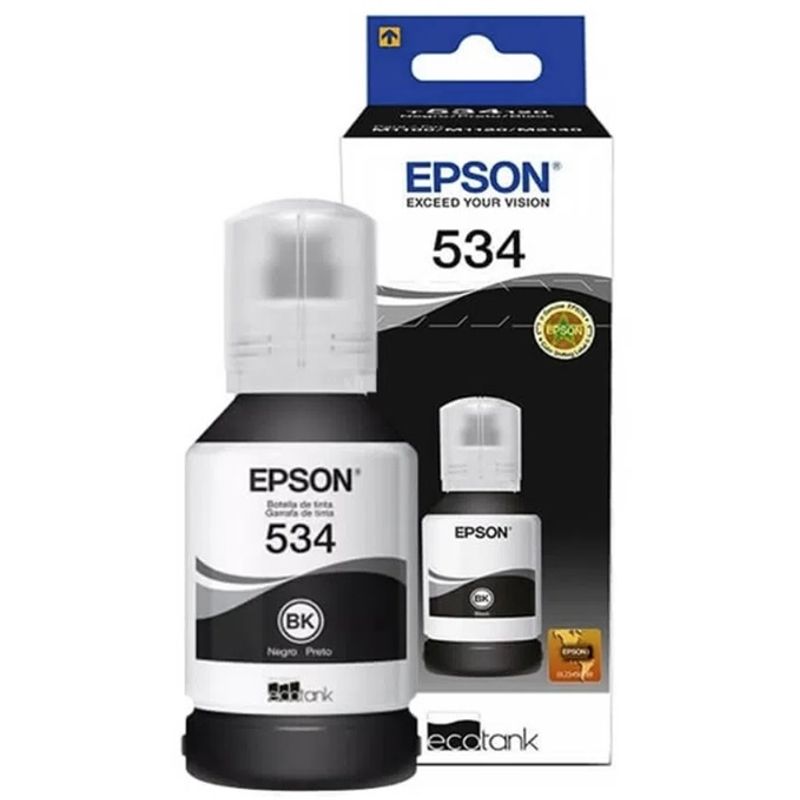 EPSON - Tinta Original 534 Impresora Epson EcoTank M2170 M3170 M1100 M1180