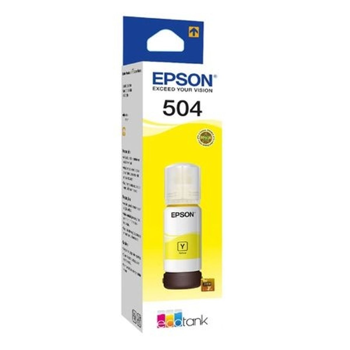 EPSON - Tinta Epson 504 Amarillo Original Para L4150 L4160 L6161 L6171 L6191