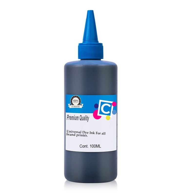 GENERICO - Tinta Recargar Y Rellenar Cartuchos 100ml Compatible Hp
