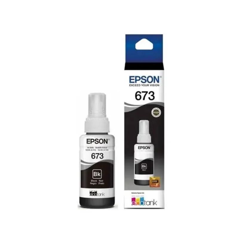 EPSON - Tinta 673 Negra Imp Epson L800 L805 L810 L1800 Original