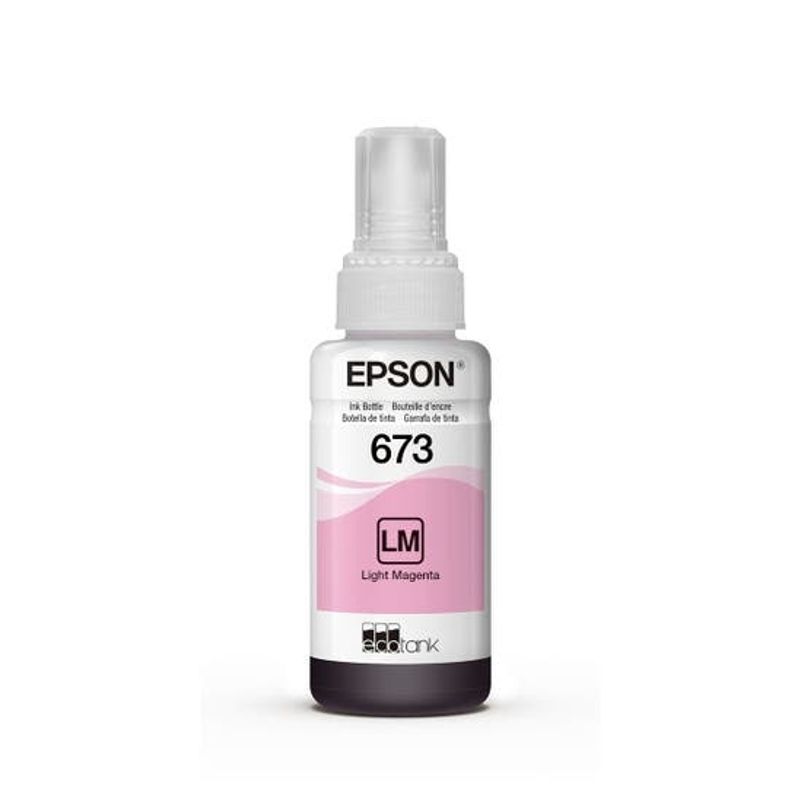 EPSON - Tinta 673 Light Magenta Imp Epson L800 L805 L810 L1800 Original