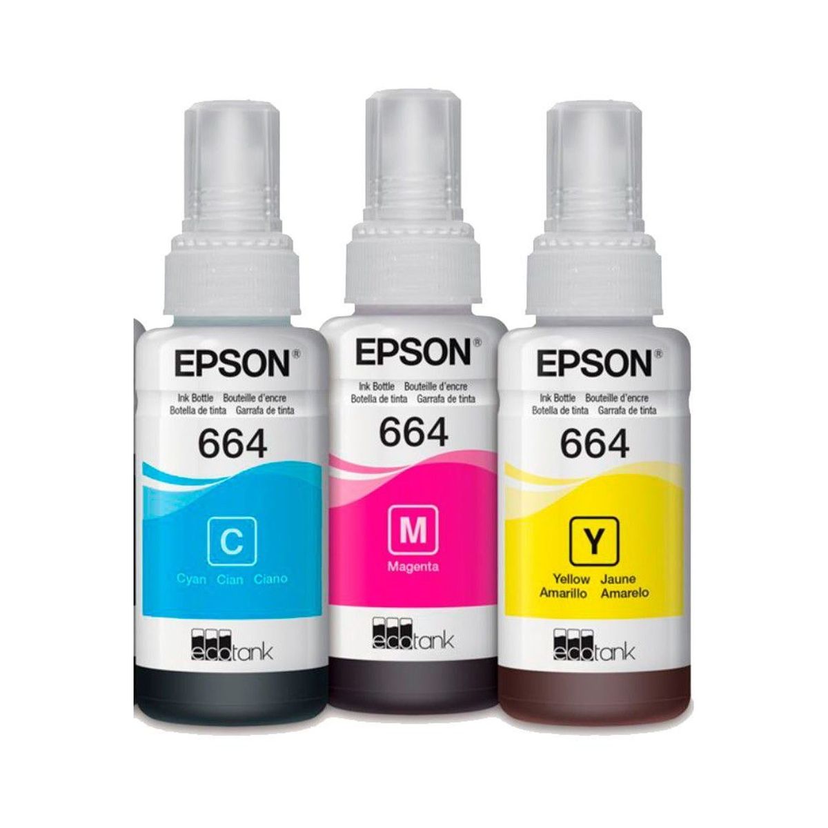 EPSON - 3 Tintas 664 Originales Epson Para L200 L355 L380 L210 L110