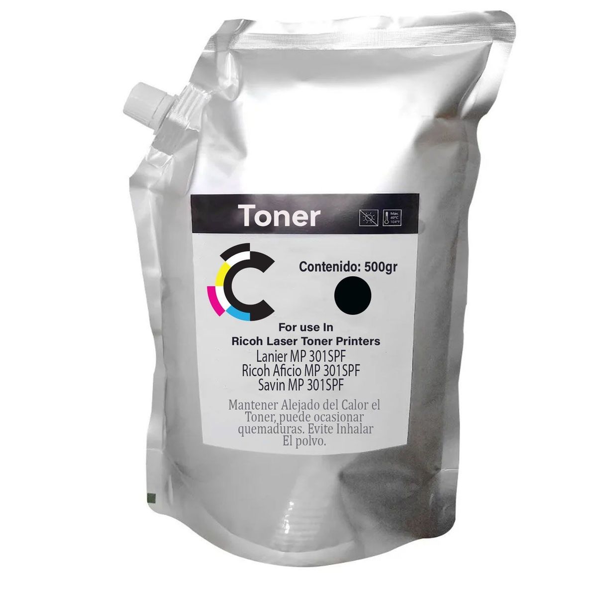 GENERICO - Bolsa Toner Compatible Con Ricoh Mp301 Impre MP 301SP 301SPF