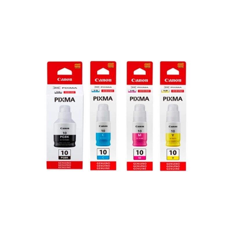 CANON - Juego 4 Tintas 10 Origin Canon Para G5010 G5011 G6010 G7010